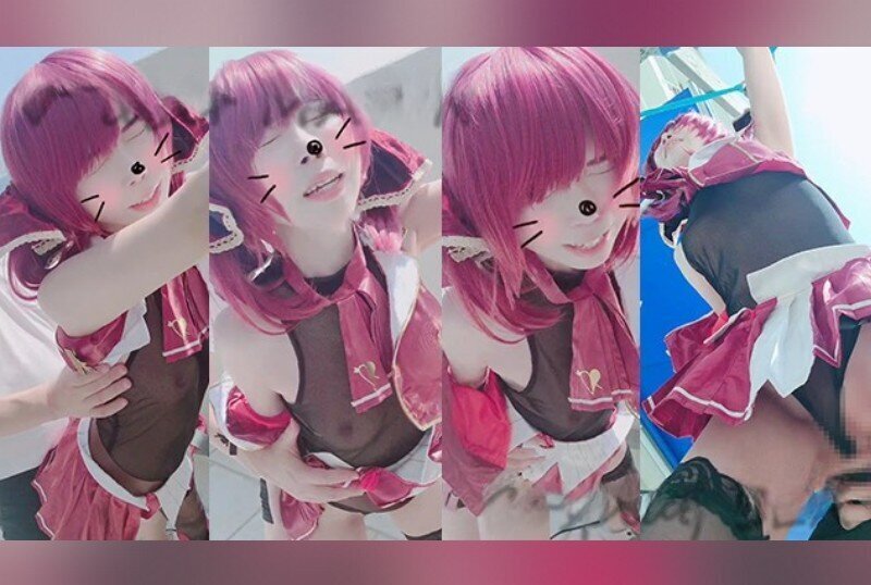 POUB-5262 VTuber Houshou marin 系列预览站立狗 ★如果很多♥我会发布完整的故事 ★ Licca15-llz